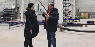 Radio 91.2 im HGÜ-Testzentrum Aufnahme im HGÜ-Testzentrum mit Radiomoderatorin und Joachim Berns