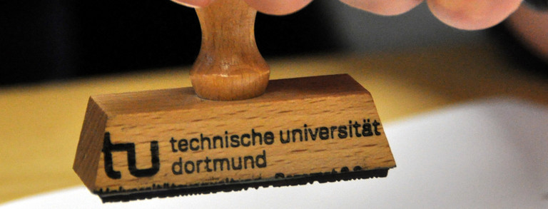 Picture of a TU Dortmund stamp